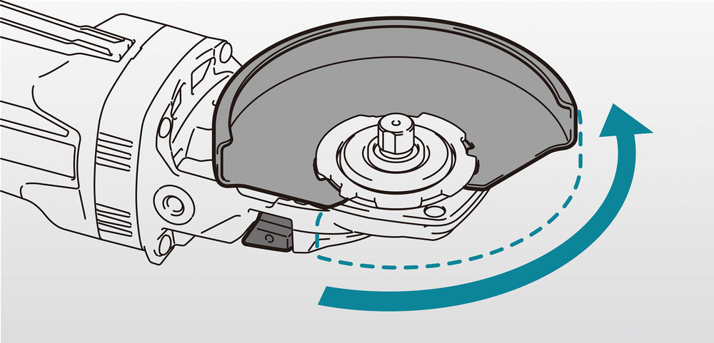 MAKITA GA056GZ Cordless Brushless Flat-Head Angle Grinder 125mm (5