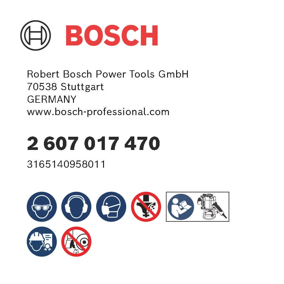 Bosch PRO Router Bit Trim and Edging Set, Shank 1/4″, 6 pcs ( 2607017470 )