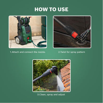 Bosch Car Cleaning Kit for Aquatak AQT High Pressure Washers (F016800572)