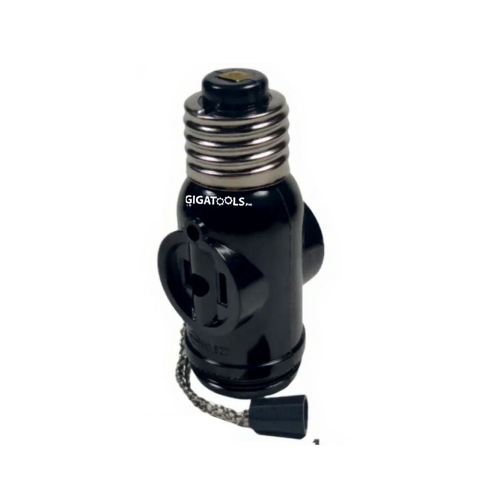 Surer 522 Iris Chain Pull Socket With 2 Flat Pin Outlets 3A (250V ...