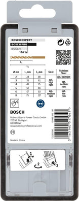 Bosch 6pcs Robust Line Stainless Steel HSS-Co Twist Drill Bit Set ( 2607019924 )