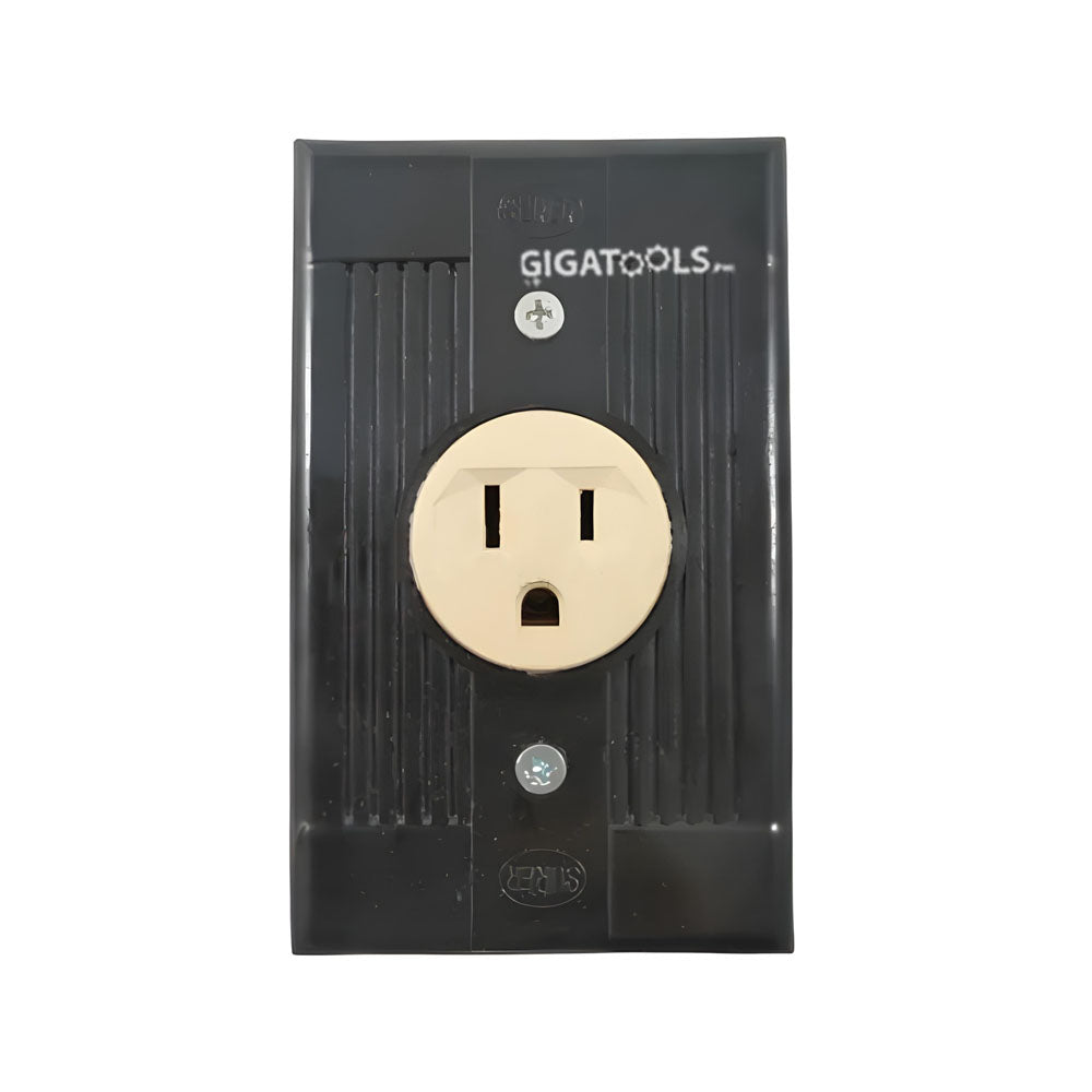 Parallel Type Outlet Surer 13-134 1 Gang Flush Outlet Parallel with Ground (DIY Series) (Am ...