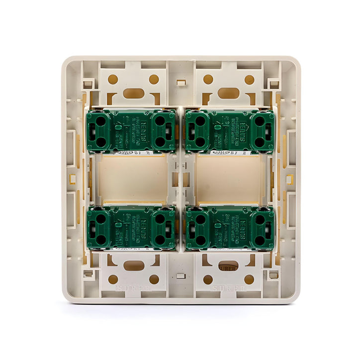 Surer 1364-B 4-Gang Single Pole Switches With Wall Plate – GIGATOOLS ...