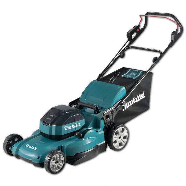 Makita LM002JM101 Cordless Brushless Lawn Mower 530mm (21″) 64V Battery Powered (Kit Set)