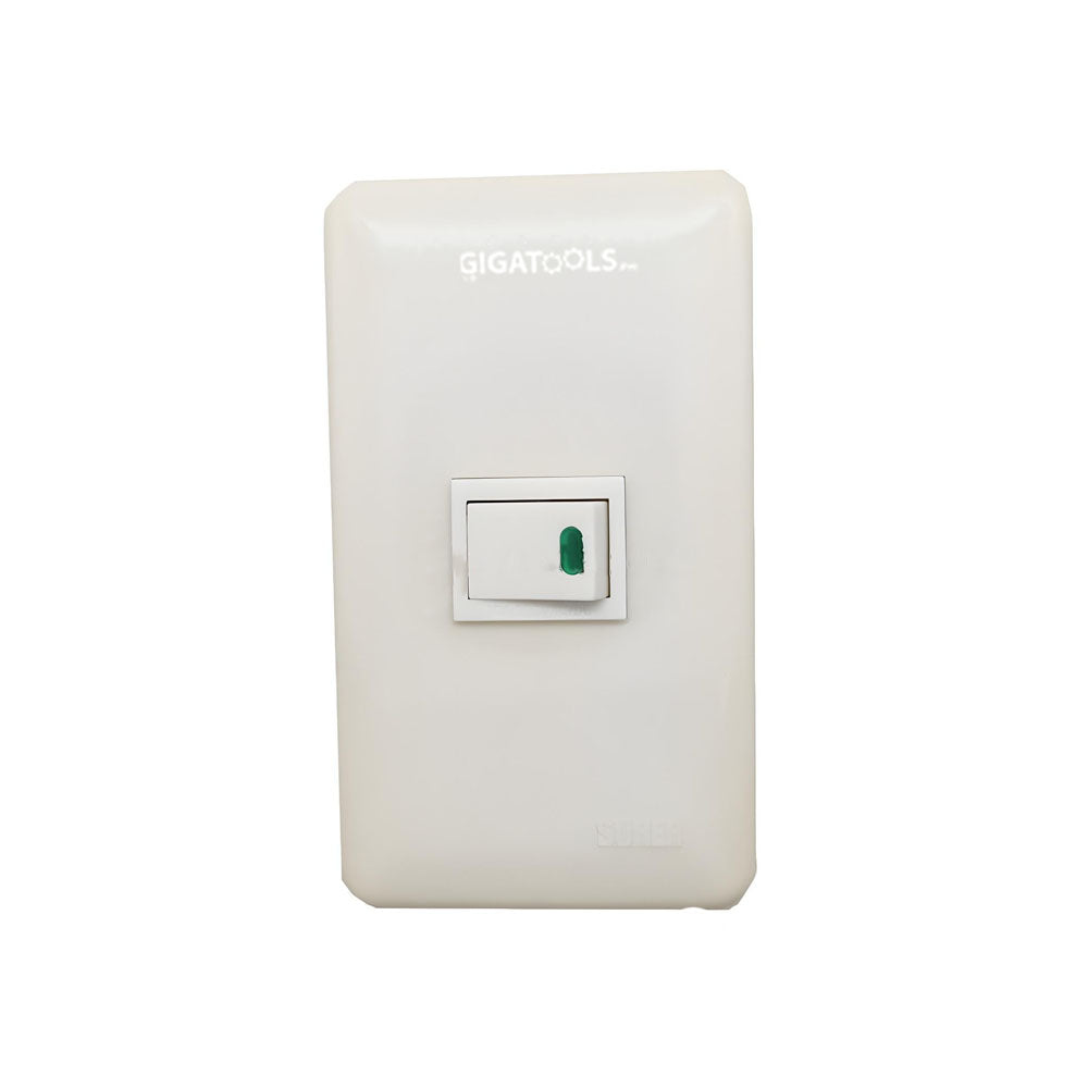 Surer Luminuous Single Pole Switches With Plate – GIGATOOLS Industrial ...