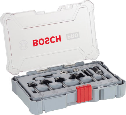 Bosch PRO Router Bit Trim and Edging Set, Shank 1/4″, 6 pcs ( 2607017470 )
