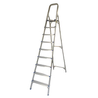 KRUGER Aluminum Step Ladder With Handrail & Platform 330LB/150Kg
