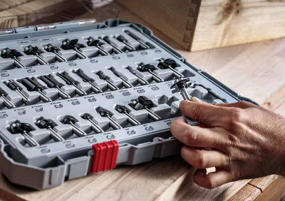 Bosch Professional 30pcs Greyline Mixed Router Bit Set ( 2607017476 )