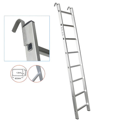 Miller ASLH-300 Rescue Single Aluminum Ladder with Hook (Fire Exit)