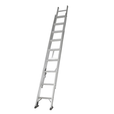 KRUGER Aluminum Rail Extension Ladder, 250Lbs
