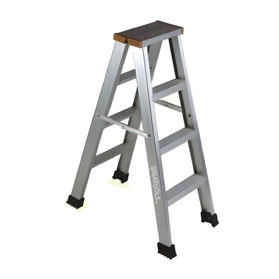KRUGER Aluminum A-Type Double Side Ladder,330Lb/150Kg