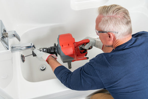 RIDGID K-46 Cordless SinkSnake™ Deluxe Cordless Sink Machine Kit (¾