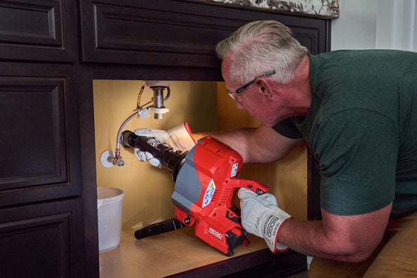 RIDGID K-46 Cordless SinkSnake™ Deluxe Cordless Sink Machine Kit (¾
