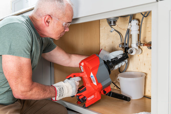 RIDGID K-46 Cordless SinkSnake™ Deluxe Cordless Sink Machine Kit (¾