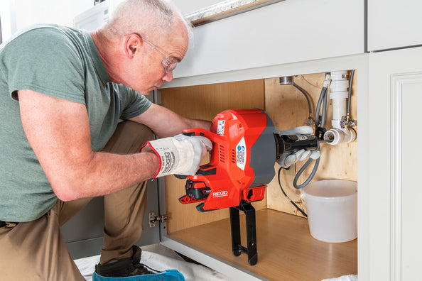 RIDGID K-46 Cordless SinkSnake™ Deluxe Cordless Sink Machine Kit (¾