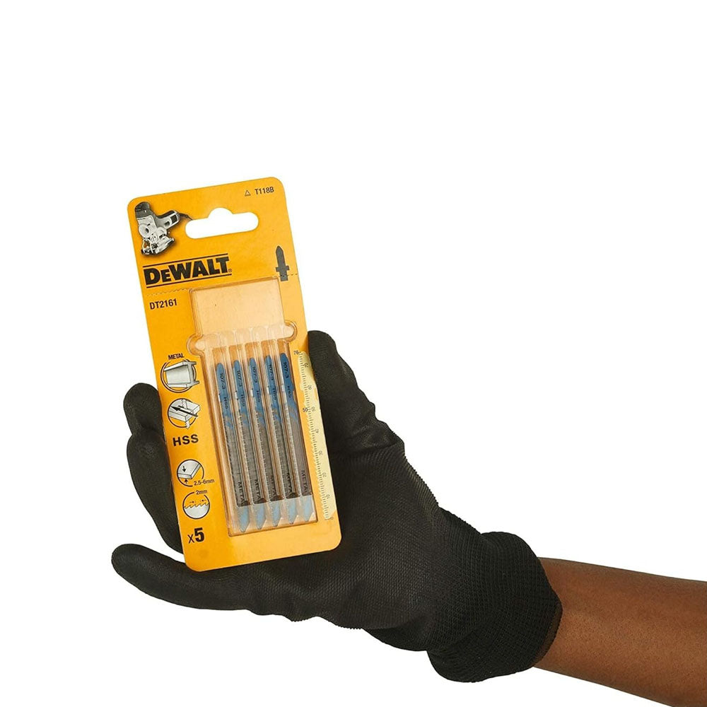 Dewalt DT2161 5pcs HSS Jigsaw Blade 170mm x 50T Fast Cut For Metal