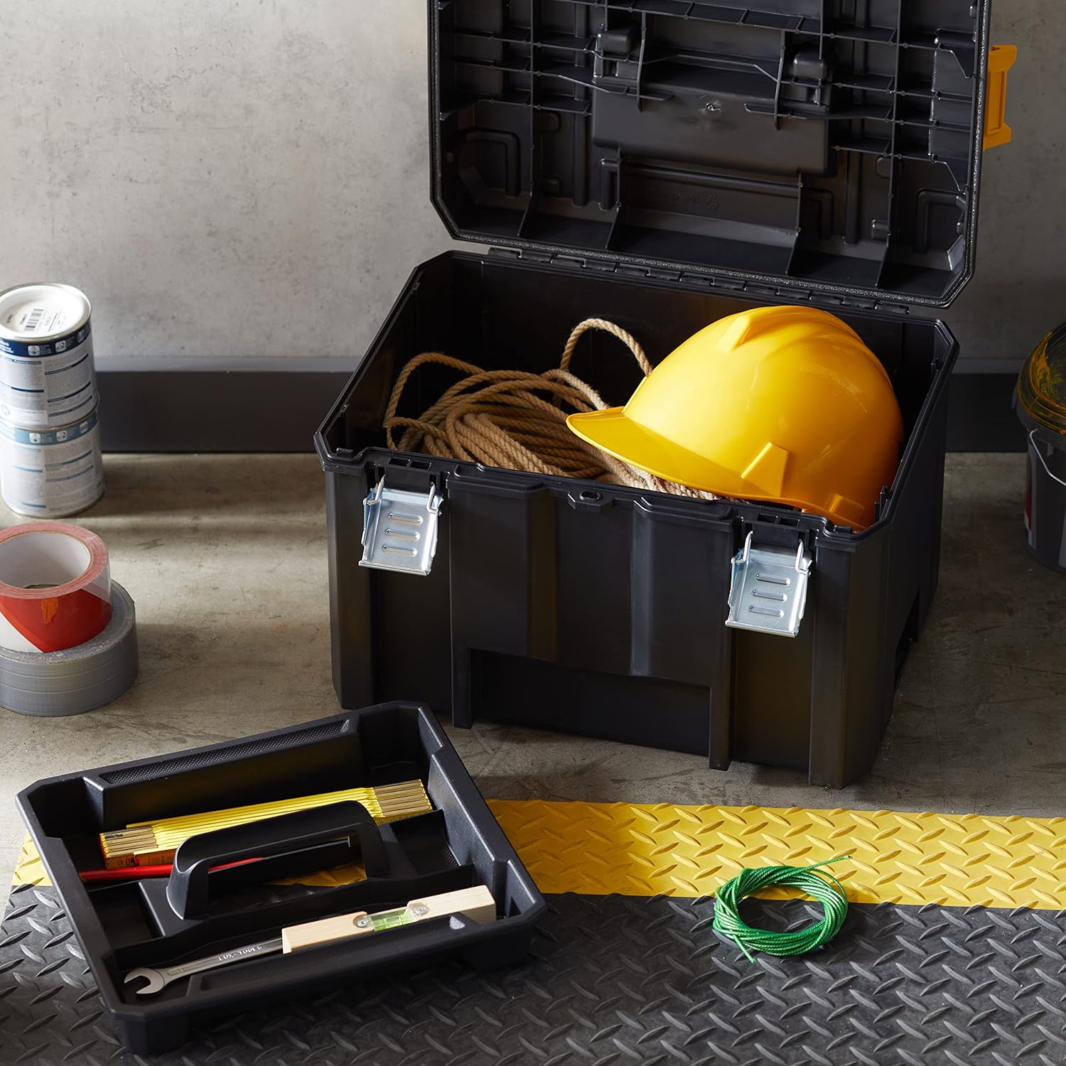 DeWalt DWST83346-1 TSTAK Deep Box and Removable Tray Compartment IP54 ...