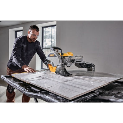 DeWalt D36000 250mm Large Capacity Slide Table Wet Tile Saw (1,600W)
