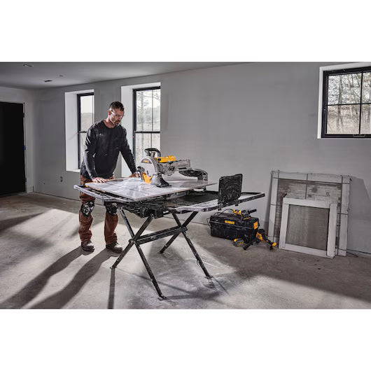 DeWalt D36000 250mm Large Capacity Slide Table Wet Tile Saw (1,600W)
