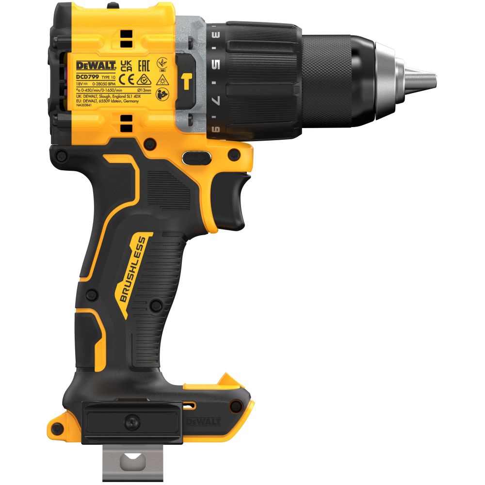 DeWalt DCD799P1T -B1 ATOMIC Brushless Cordless 1/2
