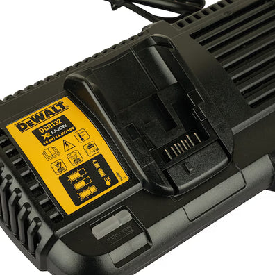 DeWalt DCB132-KR 2-Port 4A Simultaneous Fast Charger ( 12V MAX*, 18V/20V MAX*, and FLEXVOLT® 54V/60V MAX* Compatible Batteries )