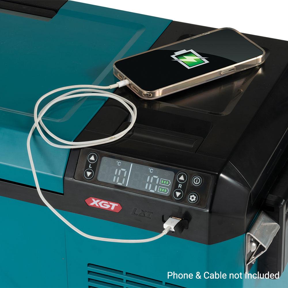 Makita CW004GZ Cordless Cooler & Warmer 29L 40Vmax XGT™ / 18V LXT® / 12V & 24V Cigarette Socket (Bare Tool Only)