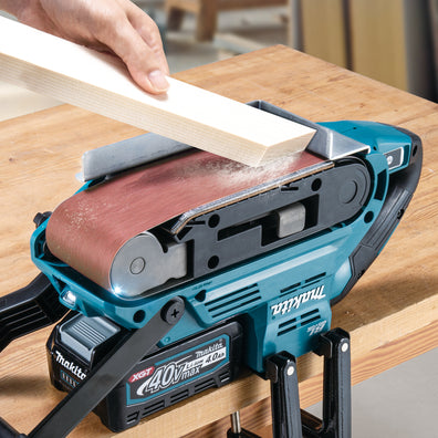Makita BS001GZ Brushless Cordless Belt Sander, 76mm, 40V max XGT Li-Ion (Bare Tool Only)