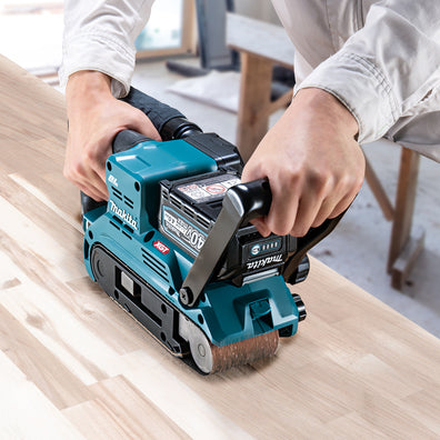 Makita BS001GZ Brushless Cordless Belt Sander, 76mm, 40V max XGT Li-Ion (Bare Tool Only)