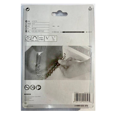 Bosch 11 pcs flexible extension for Drills, using Screw Bits (2608522377)