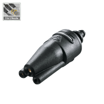 Bosch 3-in-1 Nozzle for Aquatak AQT High Pressure Washers ( F016800583/F016800579  ) ( NOZZLE ONLY )