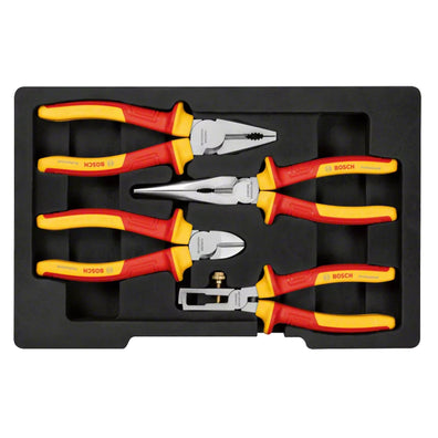 Bosch Professional 4pcs VDE Pliers Set (1600A02NG1)