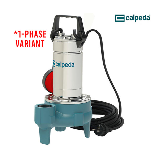 Calpeda GQS Submersible Sewage and Drainage Pump with Vertical Threaded Port (MADE IN ITALY)