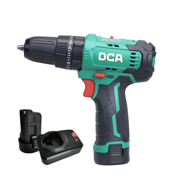 DCA ADJZ23-10i EK Brushless Cordless Hammer Drill / Driver 12V Kit Set