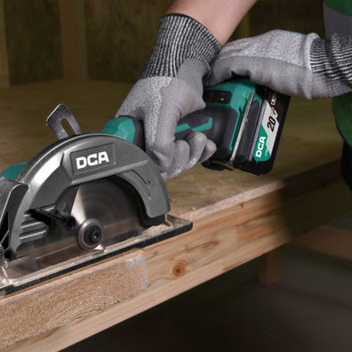 DCA ADMY140S-EM Cordless Brushless Circular Saw 20V Kit Set