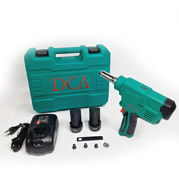 DCA ADPM40 EK Cordless Blind Riveter / Riveting Gun 12V Kit Set