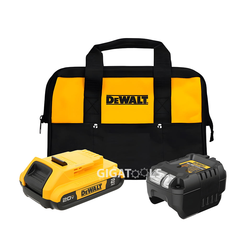 DeWalt DCB1102D1 20V MAX 2.0Ah Battery and Charger Kit