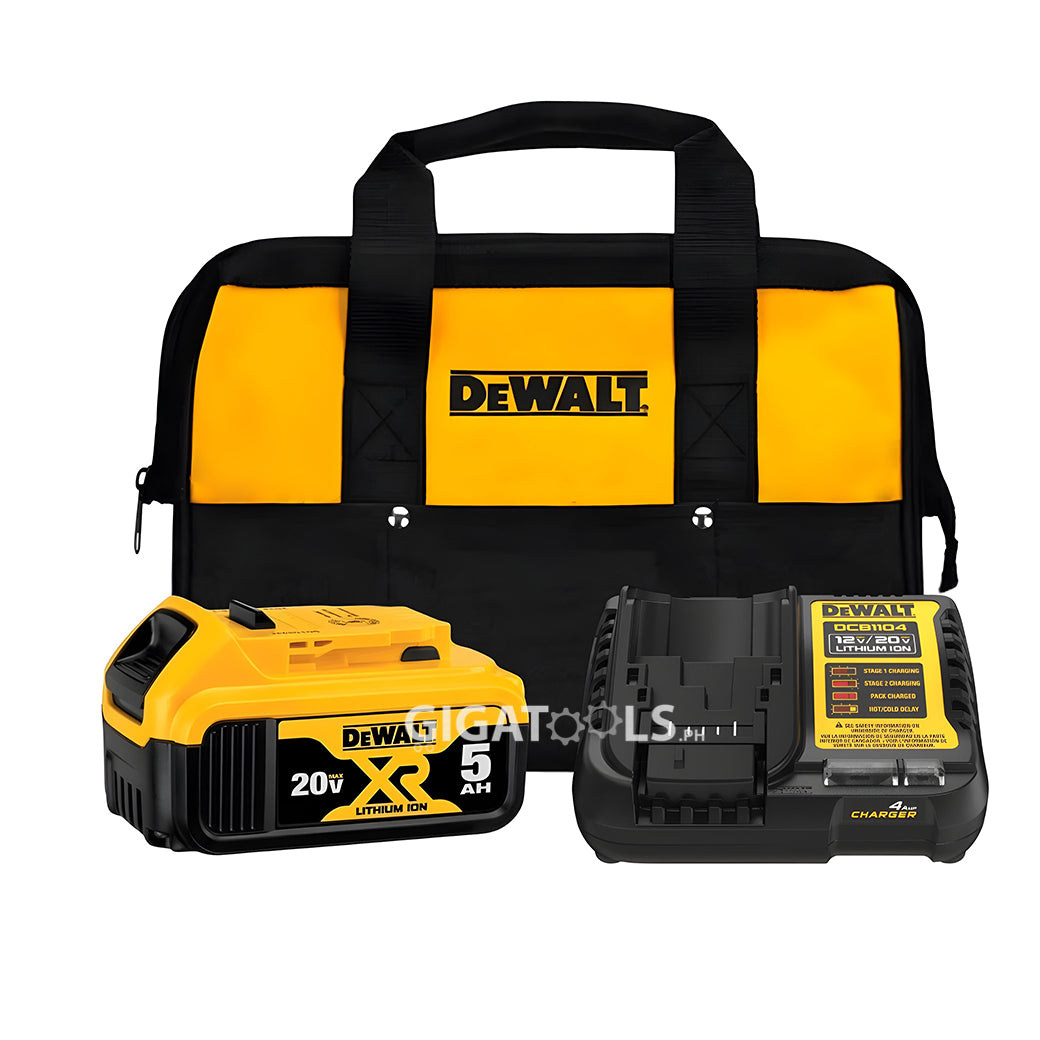 DeWalt DCB1104P1-B1 20V MAX 5.0Ah Battery and Charger Kit