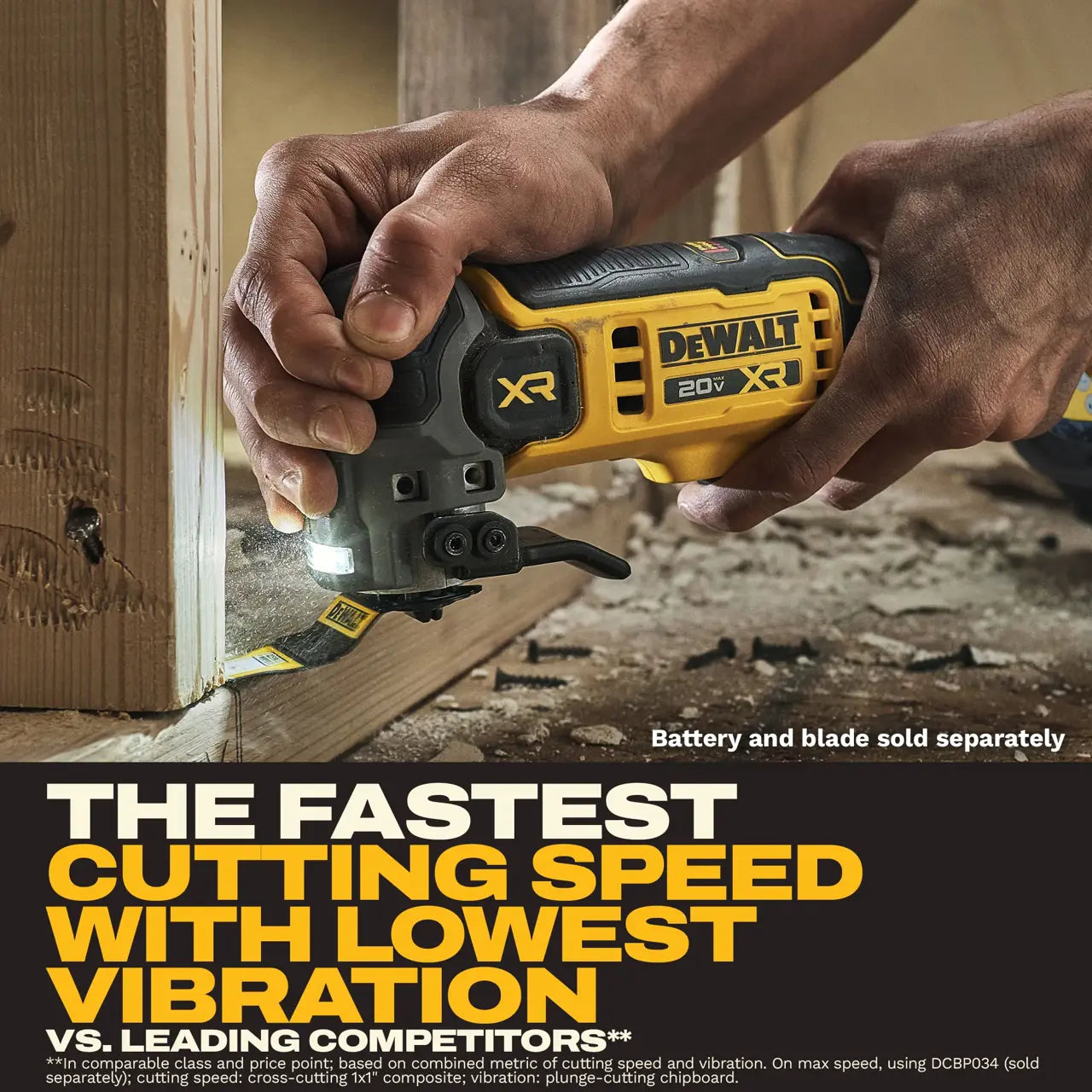 DeWalt DCS359N -KR Brushless Cordless Oscillating Multi-Tool 20V MAX XR Li-Ion DCS359 ( Bare Tool Only)