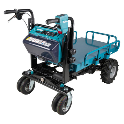 Makita DCU601Z Brushless Cordless 4-Wheel Battery Powered Wheelbarrow 18V X2 (36V) LXT, Electric Lift, 300 Kg Capacity (Bare Tool Only)
