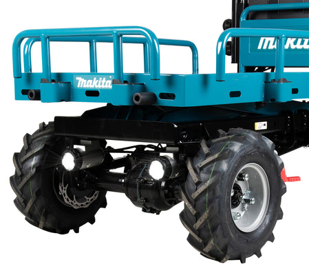 Makita DCU601Z Brushless Cordless 4-Wheel Battery Powered Wheelbarrow 18V X2 (36V) LXT, Electric Lift, 300 Kg Capacity (Bare Tool Only)