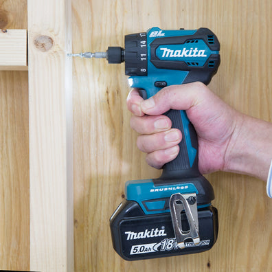 Makita DDF083Z Cordless Brushless Driver Drill 18V LXT 6.35 mm (1/4″) Hex 40 N·m (Bare Tool)