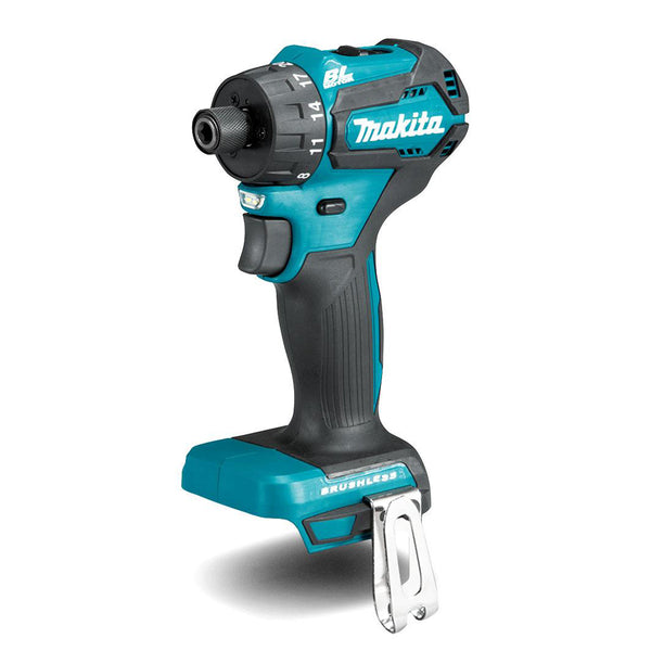 Makita DDF083Z Cordless Brushless Driver Drill 18V LXT 6.35 mm (1/4″) Hex 40 N·m (Bare Tool)