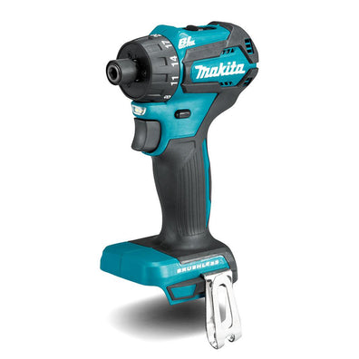 Makita DDF083Z Cordless Brushless Driver Drill 18V LXT 6.35 mm (1/4″) Hex 40 N·m (Bare Tool)