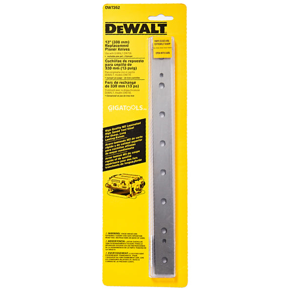 DeWalt Replacement Planer Blades / Knives Reversible for DW735, 13-Inch (DW7352)