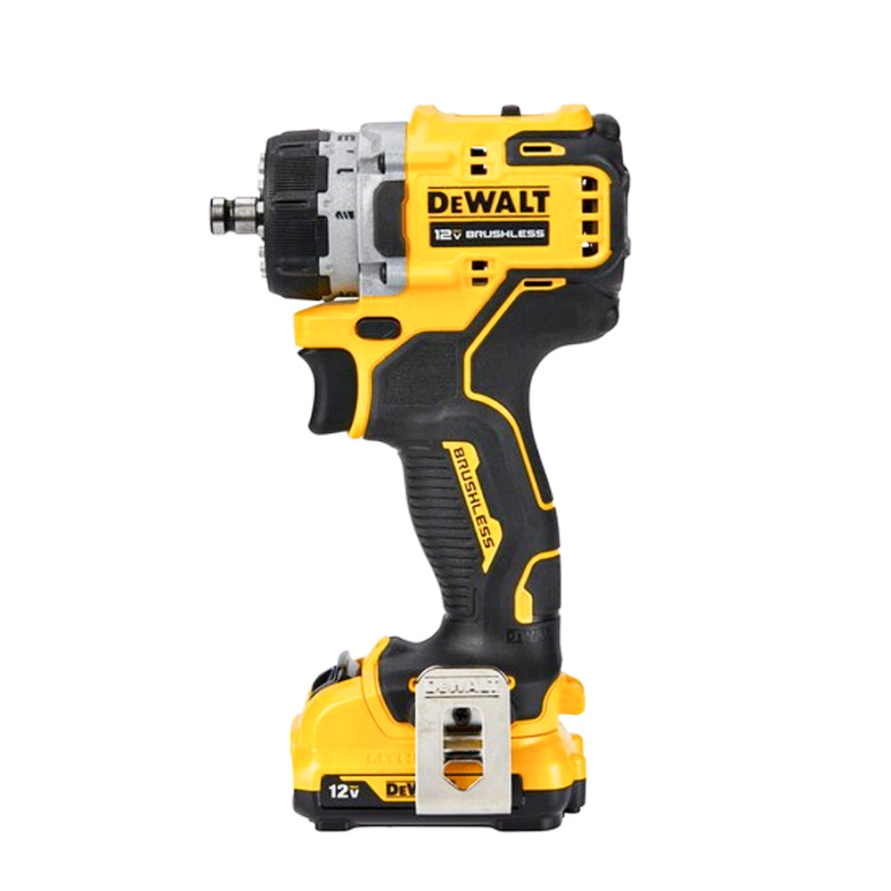 DeWalt DCD703D2 Brushless Cordless 5-in-1 Multi Head Drill/Driver 12V Kit Set DCD703