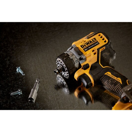 DeWalt DCD703D2 Brushless Cordless 5-in-1 Multi Head Drill/Driver 12V Kit Set DCD703