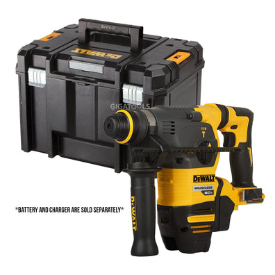 DeWalt DCH333NT -KR Brushless Cordless SDS-Plus Rotary Hammer 60V In TSTAK Kit Box Powered by 60V XR FLEXVOLT Li-ion (Bare Tool Only)