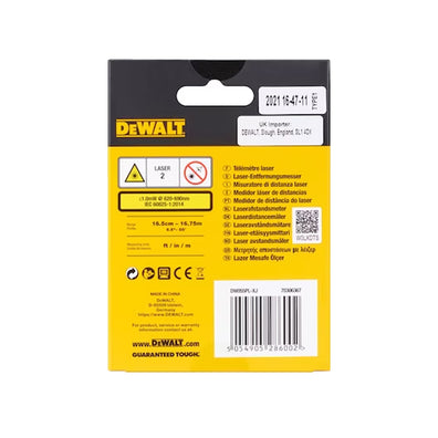 DeWalt DW055PL-XJ (16-meters) Pocket Laser Distance Measure (DW055)