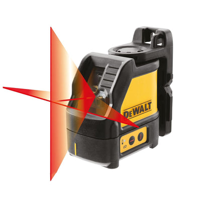 DeWalt 15-Meters Self-Leveling Cross Line Laser (DW088K) + FREE Stanley 1/4