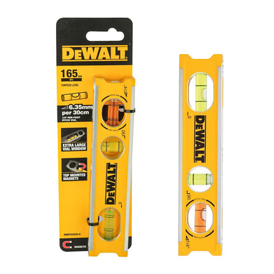 DeWalt Billet Torpedo Level Bar (165mm/6.5